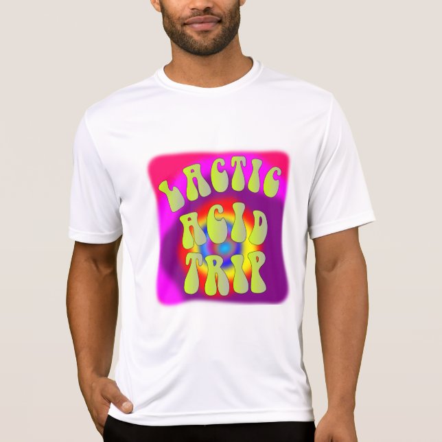Camiseta Viagem ácida láctica (Frente)