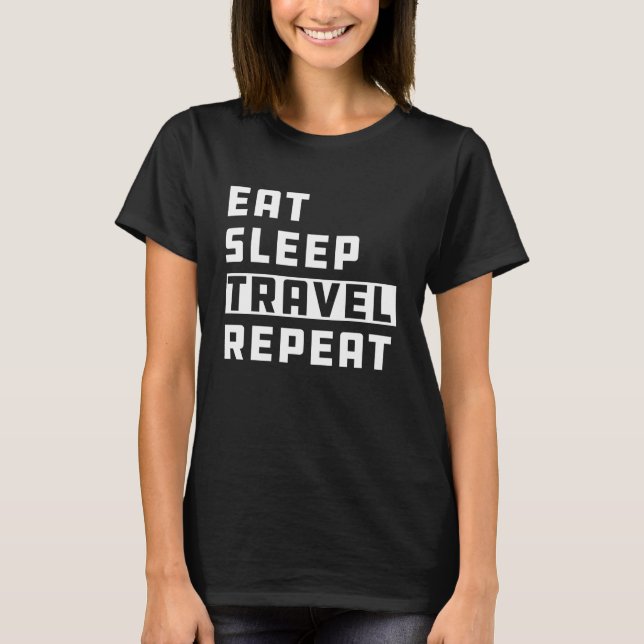 Camiseta Viagem Agent - Repita o Viagem de latência (Frente)