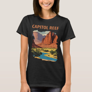 Camiseta Viagem ao Deserto de Rocha Vermelha do Capitol Ree