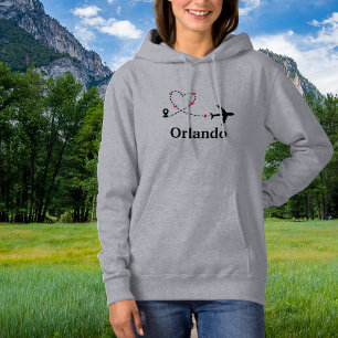 Camiseta Viagem Avião & Coração Local Personalizado