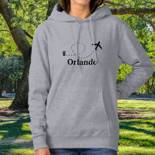 Camiseta Viagem Avião Simples e Localização Personalizada