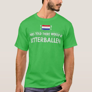 Camiseta Viagem Bitterballen Países Baixos Bar Holandês