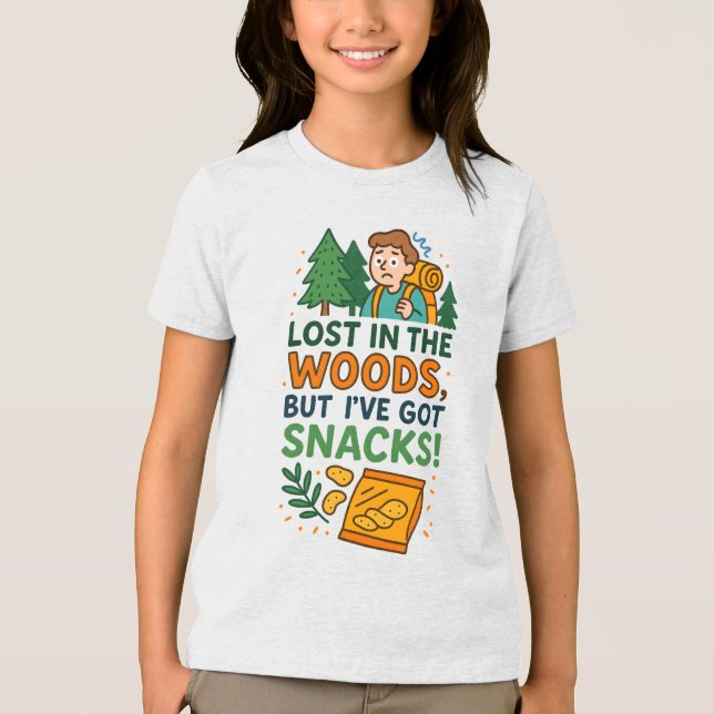 Camiseta Viagem, caminhada, acampamento. (Frente)