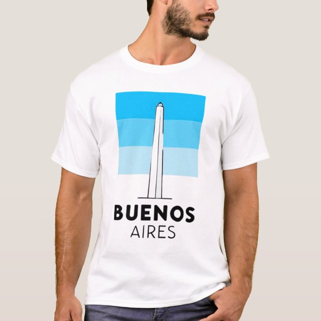 Camiseta Viagem Capital City Buenos Aires Argentina (Frente)