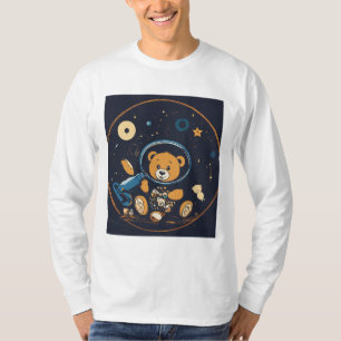 Camiseta Viagem Celestial: Estação Espacial Inspirada na Gr
