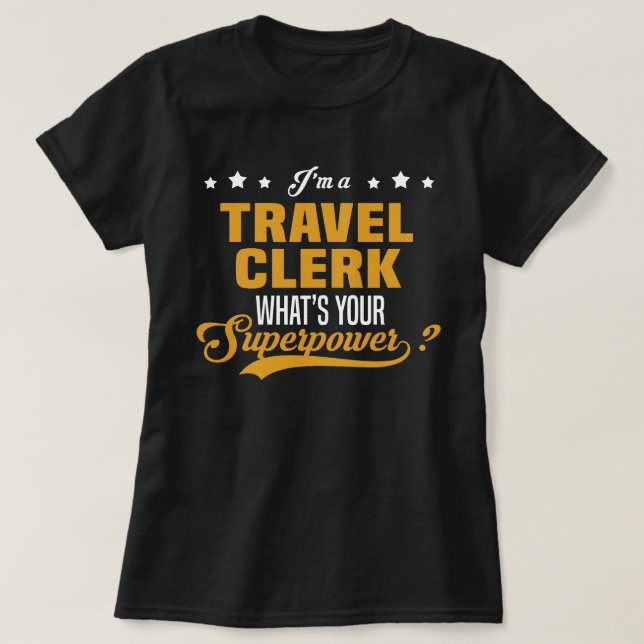 Camiseta Viagem Clerk (Frente do Design)