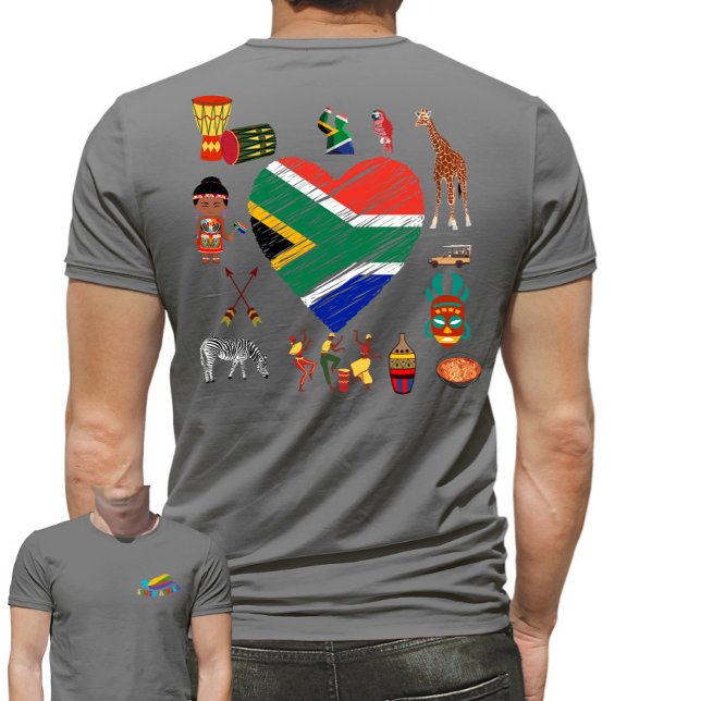 Camiseta Viagem da África do Sul (Criador carregado)