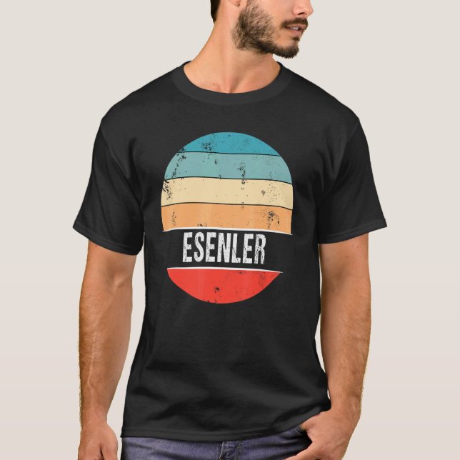 Camiseta Viagem da Cidade de Esenler na Turquia (Frente)