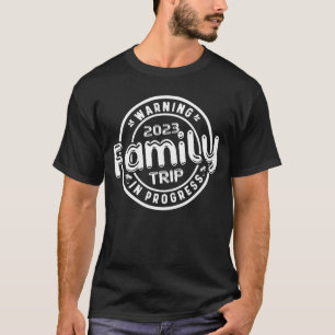 Camiseta Viagem Da Família De Sindicatos De 2023 Em Prog