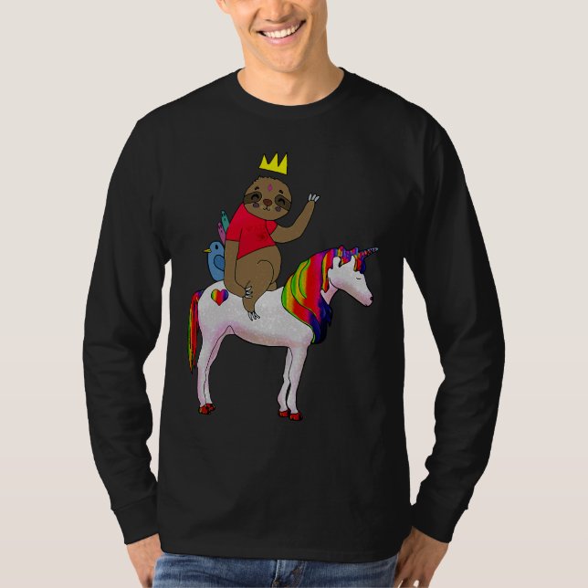 Camiseta Viagem Da Lama Num Unicórnio (Frente)