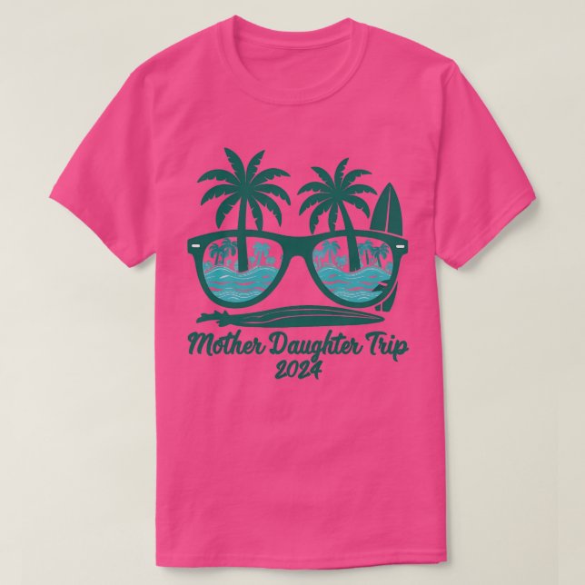 Camiseta viagem da mãe filha 2024 2 (Frente do Design)