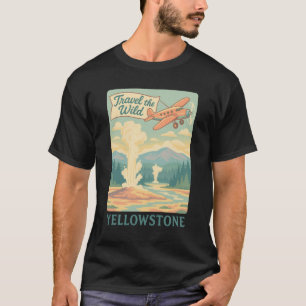 Camiseta Viagem da Selvagem - Parque Nacional de Yellowston