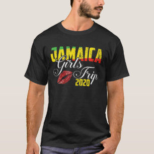 Camiseta Viagem das garotas da Jamaica 2020 Festa de desped
