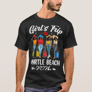 Camiseta Viagem das Meninas de Myrtle Beach 2026 Equipe de