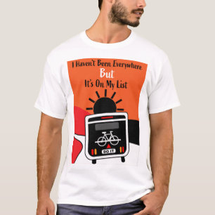 Camiseta viagem de acampamento de caravana feliz