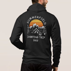 Camiseta Viagem de Acampamento em Família 2022 Retro Person