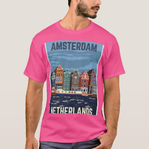 Camiseta Viagem de Amesterdã