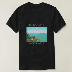 Camiseta Viagem de Austrália de três montanhas de Katoomba