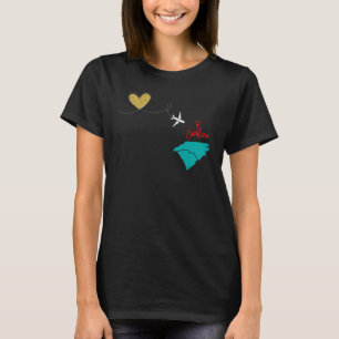 Camiseta Viagem de avião tema Carolina Família Amigos Grupo