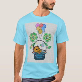 Camiseta Viagem de balão de Cat