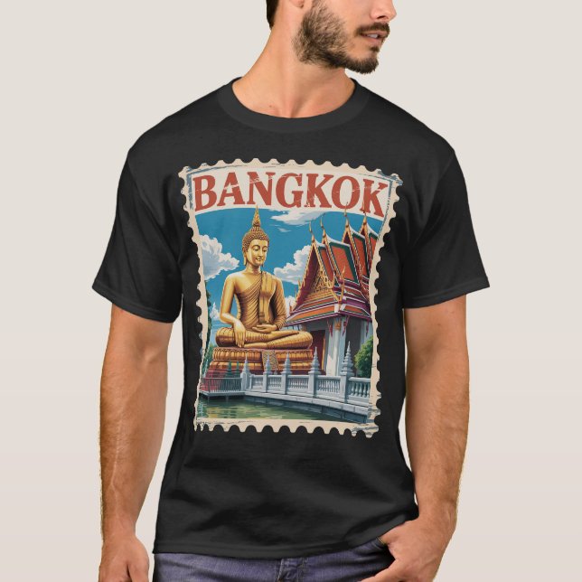 Camiseta Viagem de Bangkok Tailândia (Frente)