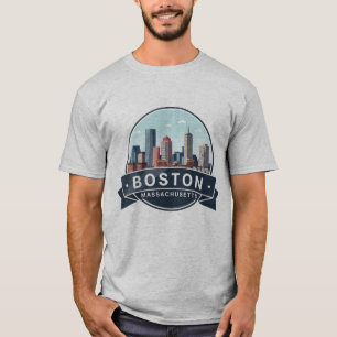 Camiseta Viagem de Boston Beacon Hill