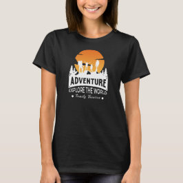 Camiseta Viagem de Caminho Fora de Férias de Aventura