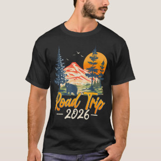 Camiseta Viagem de Carro 2026 Bear Mountain Trilha Acampame