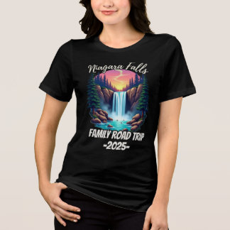 Camiseta Viagem de carro para cachoeira de niagara férias e