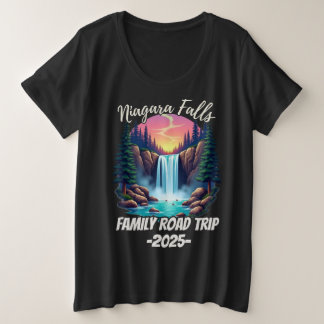 Camiseta Viagem de carro para cachoeira de niagara férias e