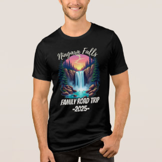 Camiseta Viagem de carro para cachoeira de niagara férias e