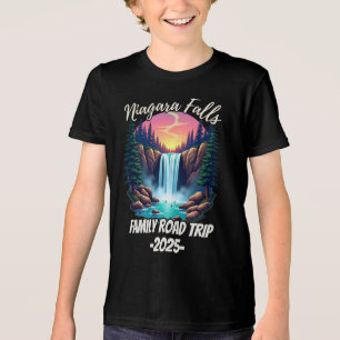 Camiseta Viagem de carro para cachoeira de niagara férias e