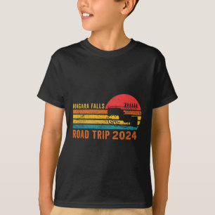 Camiseta Viagem de carro para Niagara Falls 2024 Férias de 