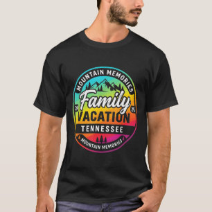 Camiseta Viagem de carro pelas montanhas para férias em fam