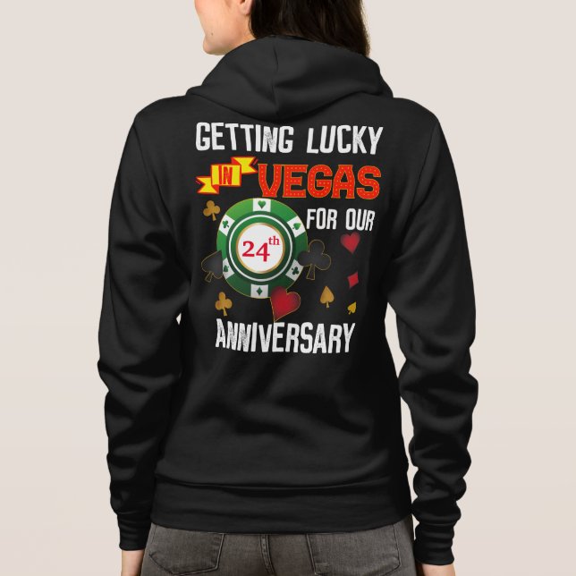 Camiseta Viagem de Casal de Casamento de Las Vegas (Verso)