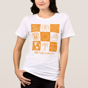 Camiseta Viagem de Contorno Simples