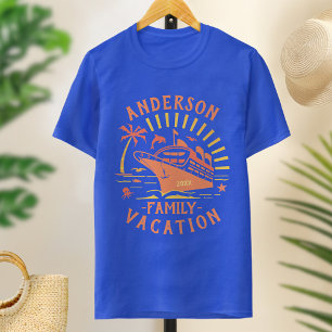Camiseta Viagem de Cruzeiro de Férias Familiares Personal