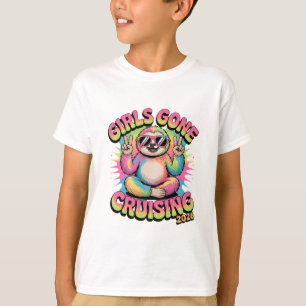 Camiseta Viagem de cruzeiro de férias Girls Gone Cruising 2