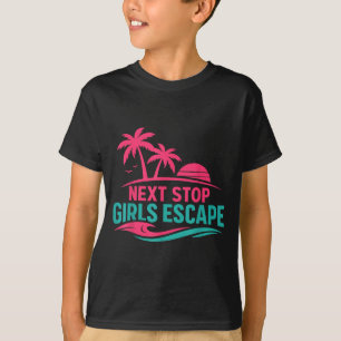 Camiseta Viagem de Cruzeiro de Férias na Praia de Fuga das