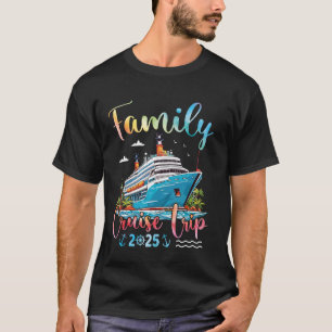 Camiseta Viagem de Cruzeiro Familiar 2025 Cruzeiro Familiar