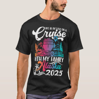 Camiseta Viagem de Cruzeiro no Alasca para Família Correspo