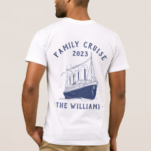 Camiseta Viagem de Cruzeiro para Férias Familiares Personal