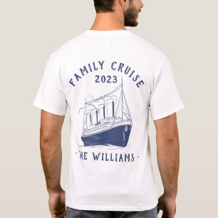 Camiseta Viagem de Cruzeiro para Férias Familiares Personal