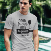 Viagem de degustação de vinho juntos de bons amigo