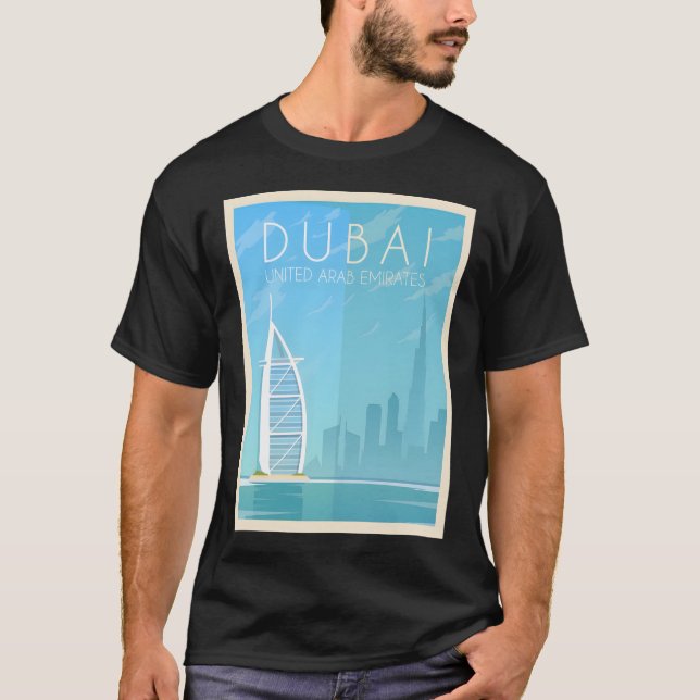 Camiseta Viagem de Dubai (Frente)
