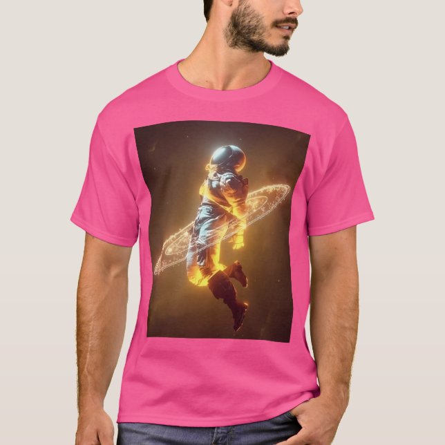 Camiseta Viagem de espaço (Frente)