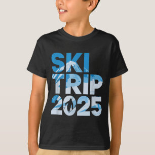 Camiseta Viagem de esqui 2025 homens mulheres esqui engraça