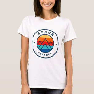 Camiseta Viagem de esqui familiar Stowe Vermont Snowboardin