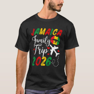 Camiseta Viagem de Família Jamaica 2026 Férias Jamaica Famí