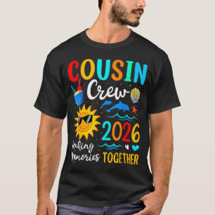 Camiseta Viagem de família na praia nas férias de verão de 